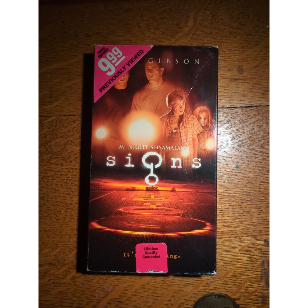 Signs (VHS, 2003)
